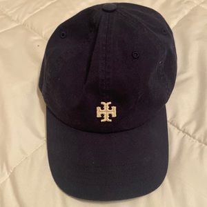 Navy Tory Burch logo hat